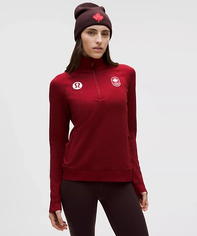 Team Canada Women's Engineered Warmth Half Zip *COC Logo