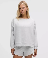 BeCalm Oversized Boatneck Long-Sleeve Shirt