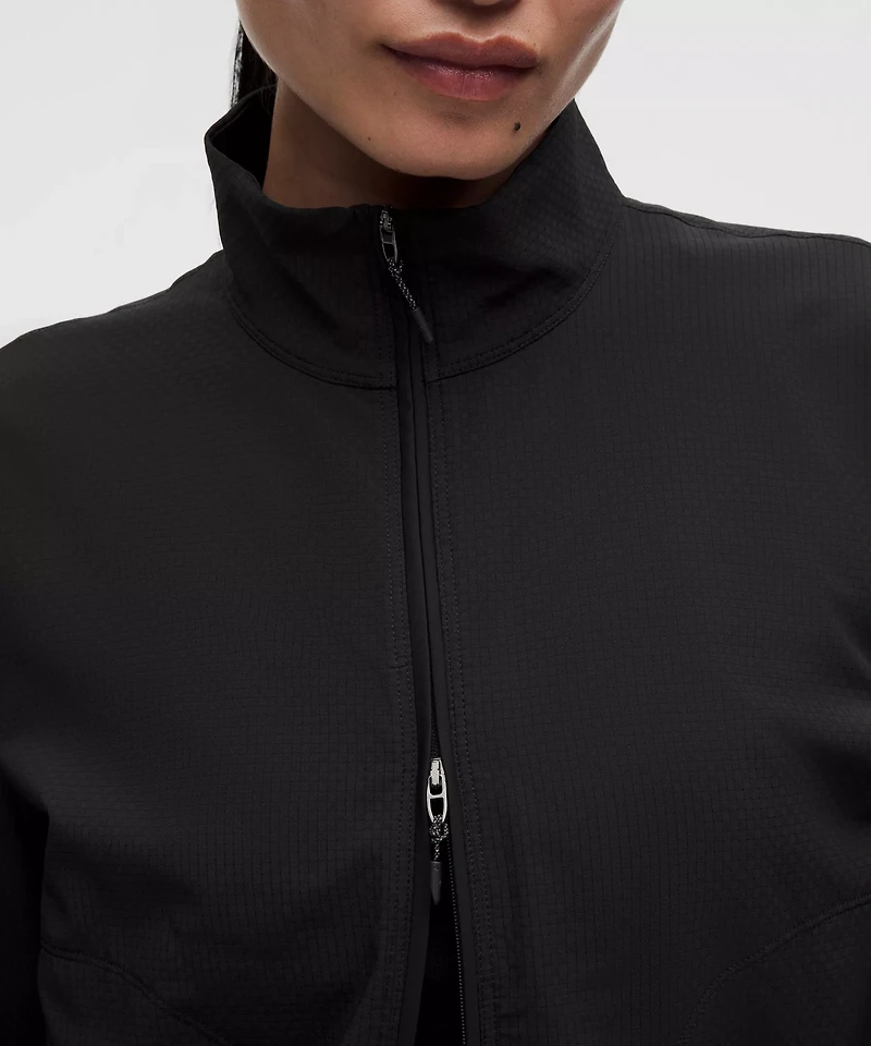 Textured Mesh Running Jacket