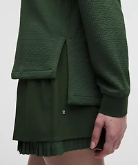 Jacquard High-Low Golf Pullover