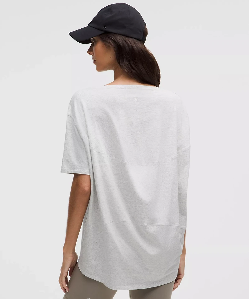 Back Action Organic Cotton T-Shirt | Women's Short Sleeve Shirts & Tee's