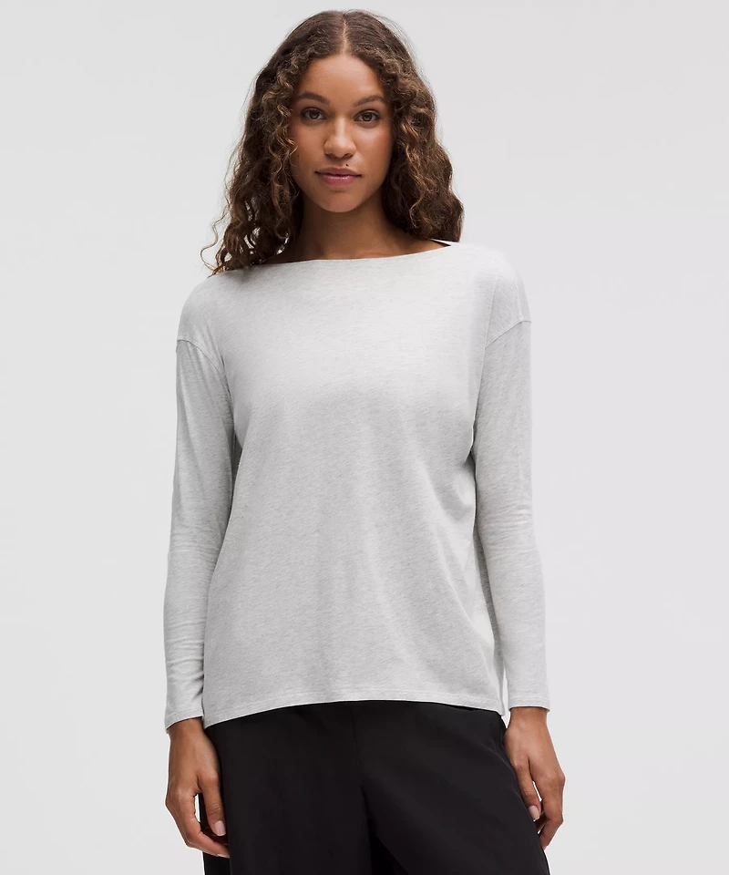 Back Action Organic Cotton Long-Sleeve Shirt | Women's Long Sleeve Shirts