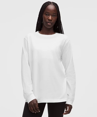 All Yours Organic Cotton-Blend Long-Sleeve Shirt