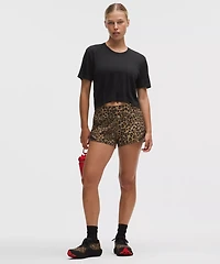 Swiftly Perforated Stripe Short-Sleeve Shirt