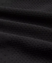 Swiftly Perforated Stripe Short-Sleeve Shirt