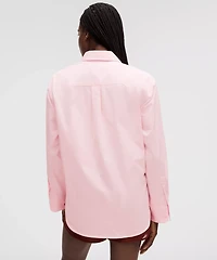 Woven Relaxed-Fit Button-Up Shirt
