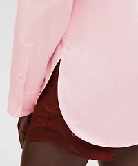 Woven Relaxed-Fit Button-Up Shirt