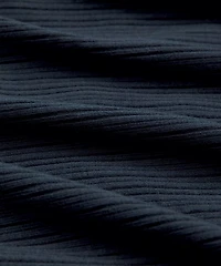 Hold Tight Micro-Rib Straight-Hem T-Shirt