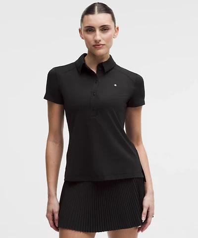 Quick-Dry Short-Sleeve Polo Shirt *Straight Hem