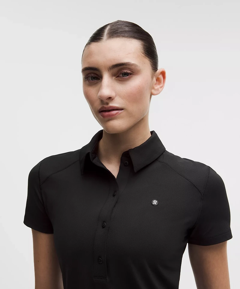 Quick-Dry Short-Sleeve Polo Shirt *Straight Hem