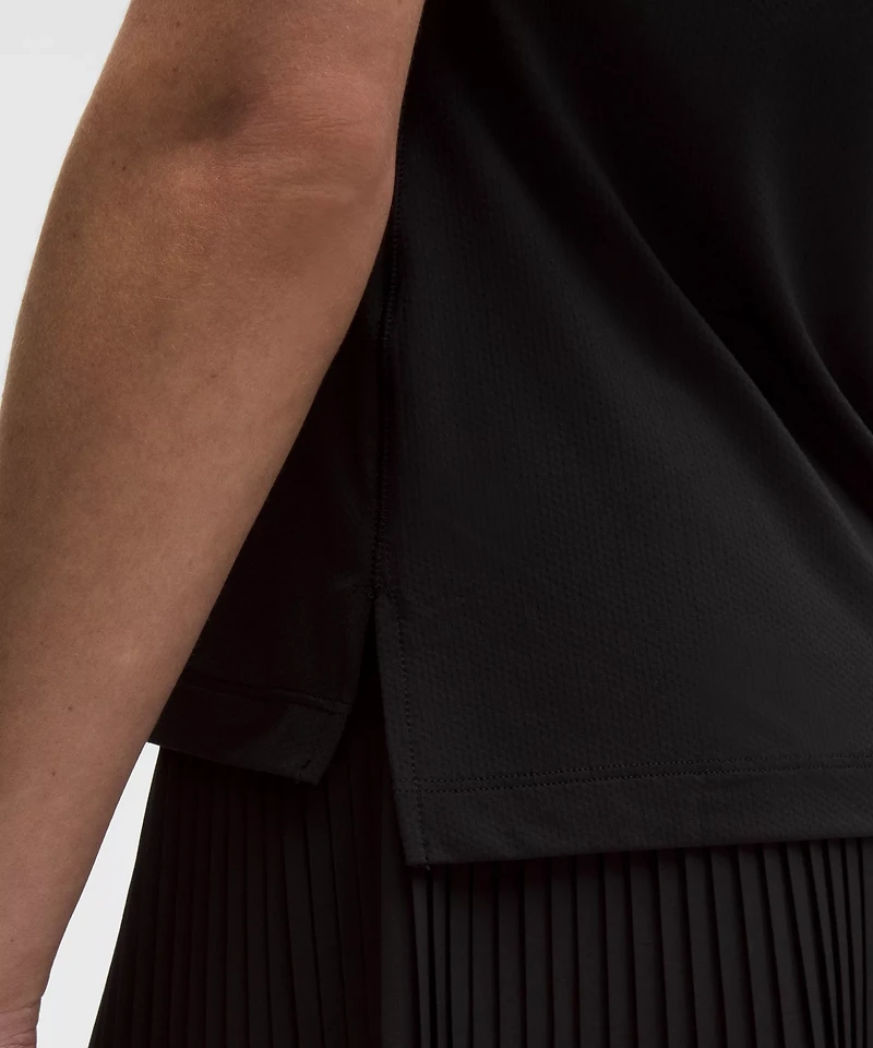 Quick-Dry Short-Sleeve Polo Shirt *Straight Hem