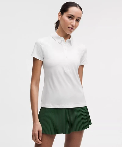 Quick-Dry Short-Sleeve Polo Shirt *Straight Hem