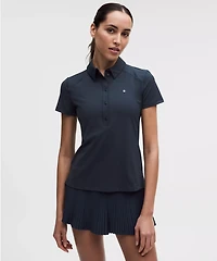 Quick-Dry Short-Sleeve Polo Shirt *Straight Hem
