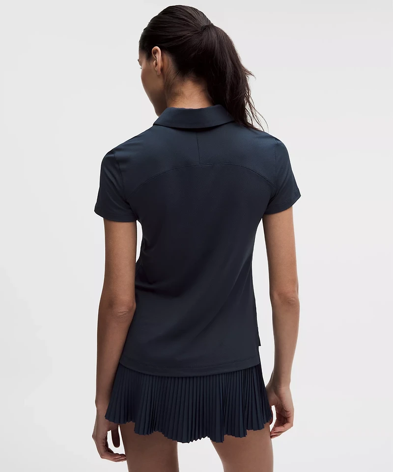 Quick-Dry Short-Sleeve Polo Shirt *Straight Hem