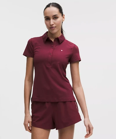 Quick-Dry Short-Sleeve Polo Shirt *Straight Hem
