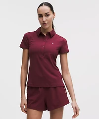Quick-Dry Short-Sleeve Polo Shirt *Straight Hem