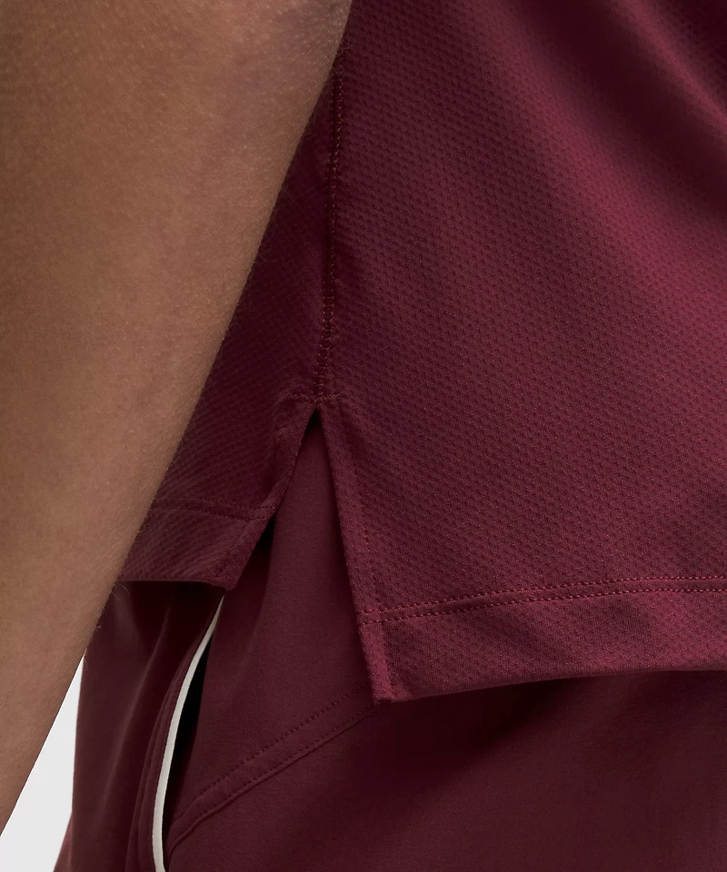 Quick-Dry Short-Sleeve Polo Shirt *Straight Hem