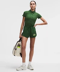 Quick-Dry Short-Sleeve Polo Shirt *Straight Hem