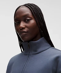 Women's Steady State SuperLoft Funnel-Neck Half Zip
