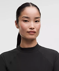 UV-Protective Mockneck Long-Sleeve Shirt