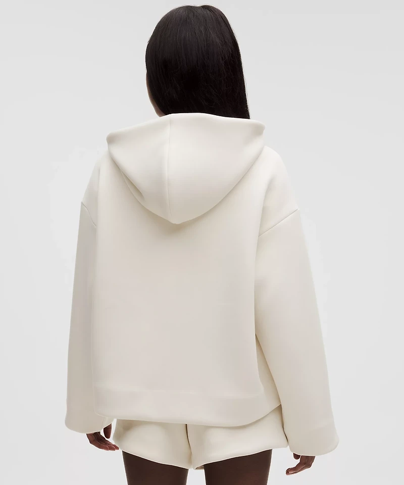 Sleek Spacer Full-Zip Hoodie