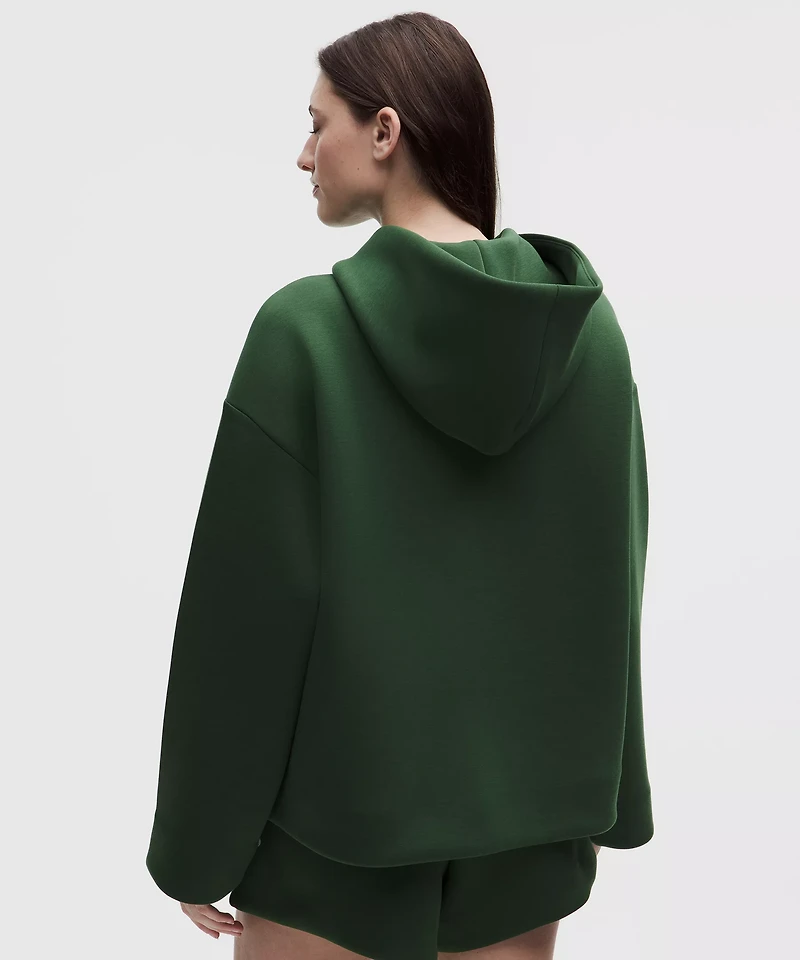 Sleek Spacer Full-Zip Hoodie