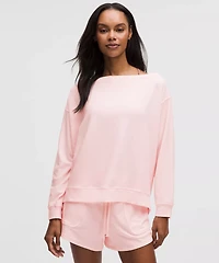 BeCalm Oversized Boatneck Long-Sleeve Shirt