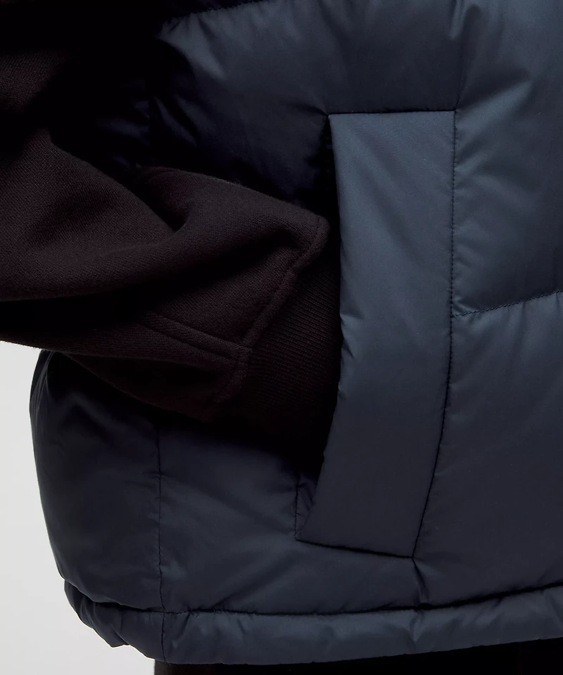 Wunder Puff 600-Down-Fill Cropped Vest | Women's Coats & Jackets