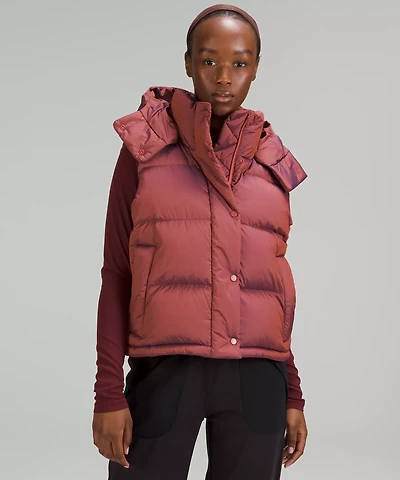 Wunder Puff 600-Down-Fill Cropped Vest