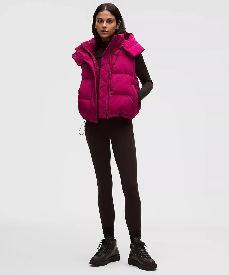 Wunder Puff 600-Down-Fill Cropped Vest