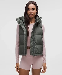 Wunder Puff 600-Down-Fill Cropped Vest | Women's Coats & Jackets