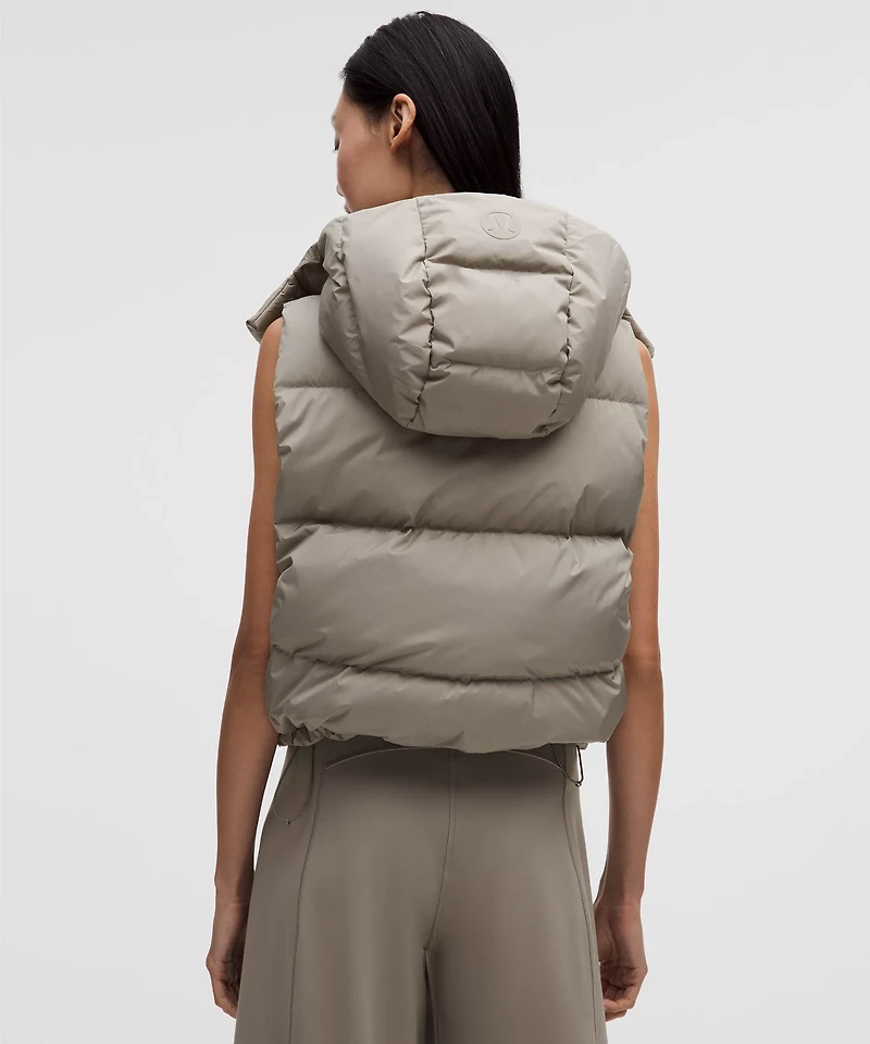 Wunder Puff 600-Down-Fill Cropped Vest | Women's Coats & Jackets