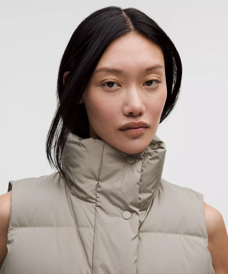 Wunder Puff 600-Down-Fill Cropped Vest | Women's Coats & Jackets