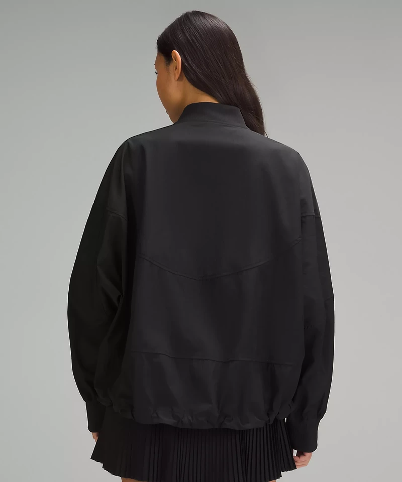 Lightweight Hem-Cinch Bomber Jacket | Women's Coats & Jackets