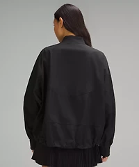 Lightweight Hem-Cinch Bomber Jacket | Women's Coats & Jackets