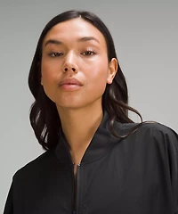 Lightweight Hem-Cinch Bomber Jacket | Women's Coats & Jackets