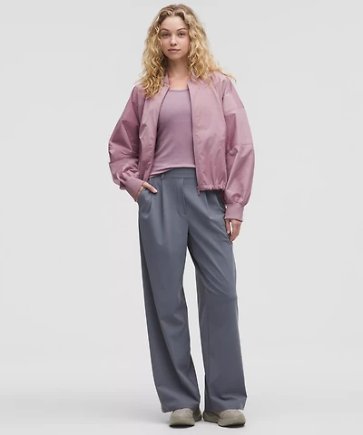 Lightweight Hem-Cinch Bomber Jacket | Women's Coats & Jackets