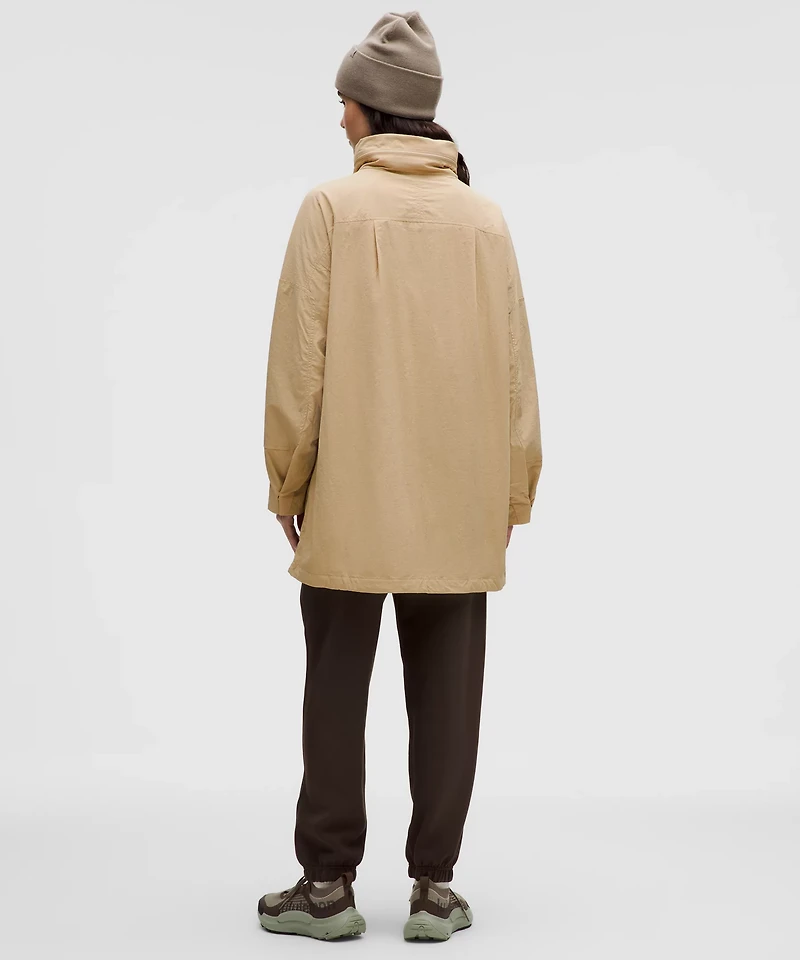 Hooded Mid-Length Utility Jacket | Women's Coats & Jackets