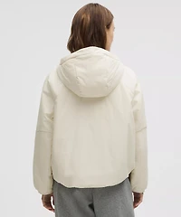 Water-Resistant Insulated Hooded Jacket
