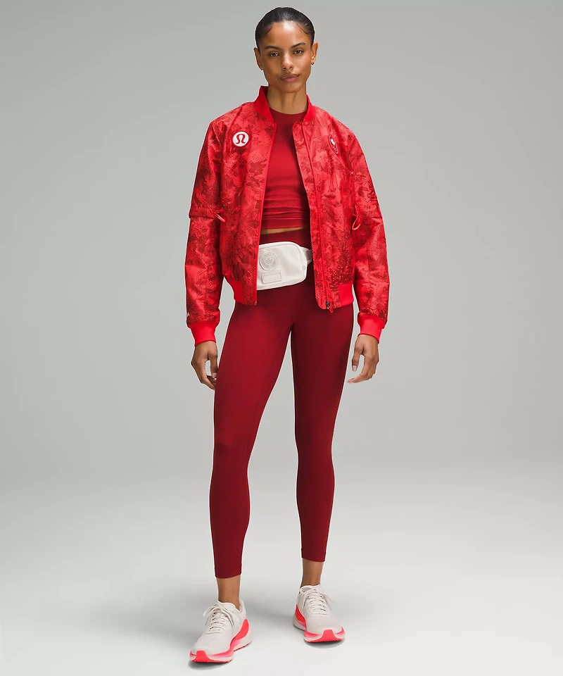 Team Canada Women's Vented Jacquard Bomber Jacket *COC Logo