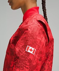 Team Canada Women's Vented Jacquard Bomber Jacket *COC Logo