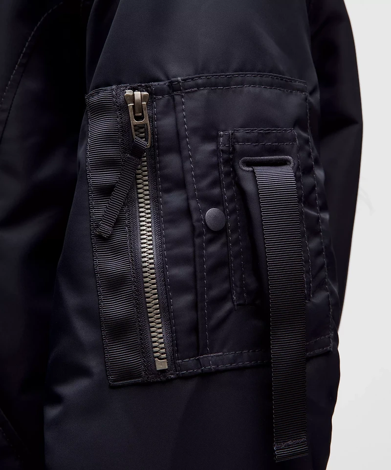 Oversized Insulated Flight Jacket | Women's Coats & Jackets