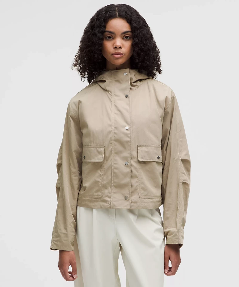 Cropped Utility Windbreaker | Women's Coats & Jackets