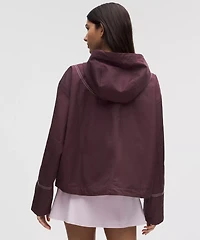 Water-Resistant Cropped Hooded Jacket | Women's Coats & Jackets