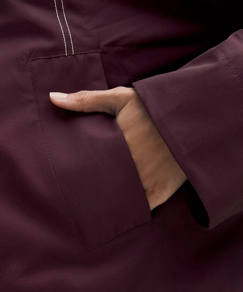 Water-Resistant Cropped Hooded Jacket | Women's Coats & Jackets
