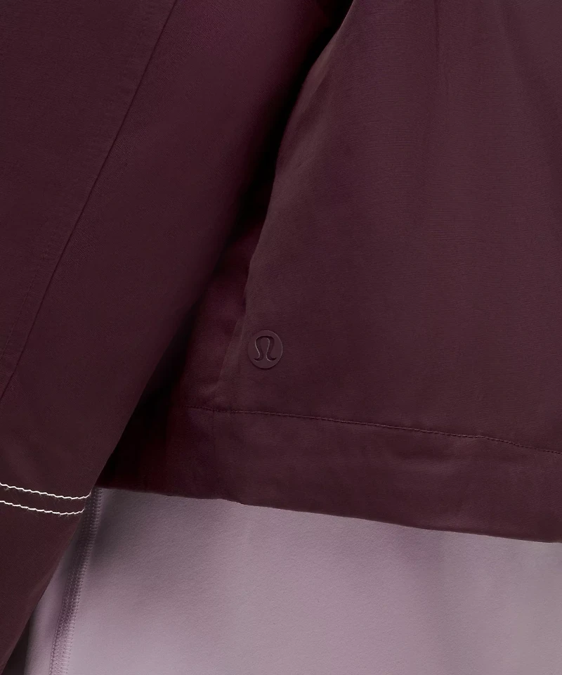 Water-Resistant Cropped Hooded Jacket | Women's Coats & Jackets