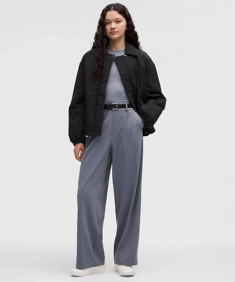 Insulated Oversized Collared Jacket | Women's Coats & Jackets