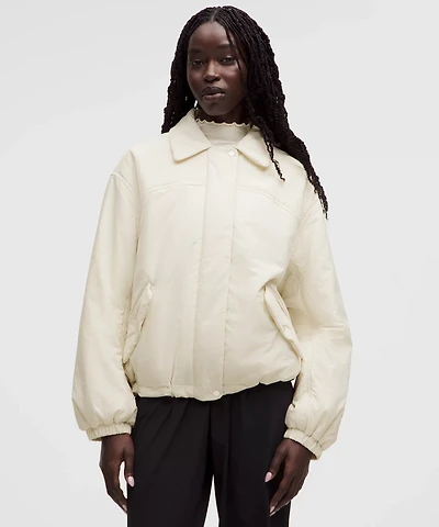Insulated Oversized Collared Jacket | Women's Coats & Jackets