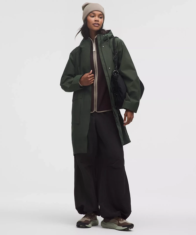 Waterproof Fishtail Rain Coat | Women's Coats & Jackets