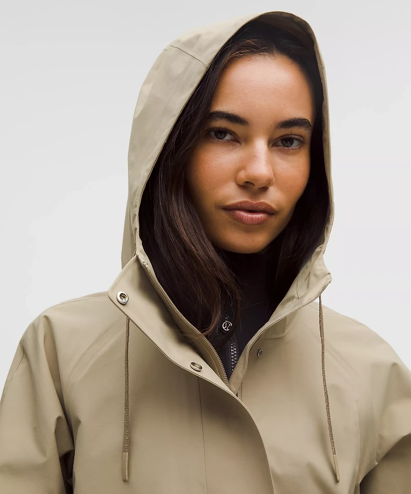 Waterproof Fishtail Rain Coat | Women's Coats & Jackets